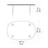 B613 Superelliptic Table 180x120x72cm